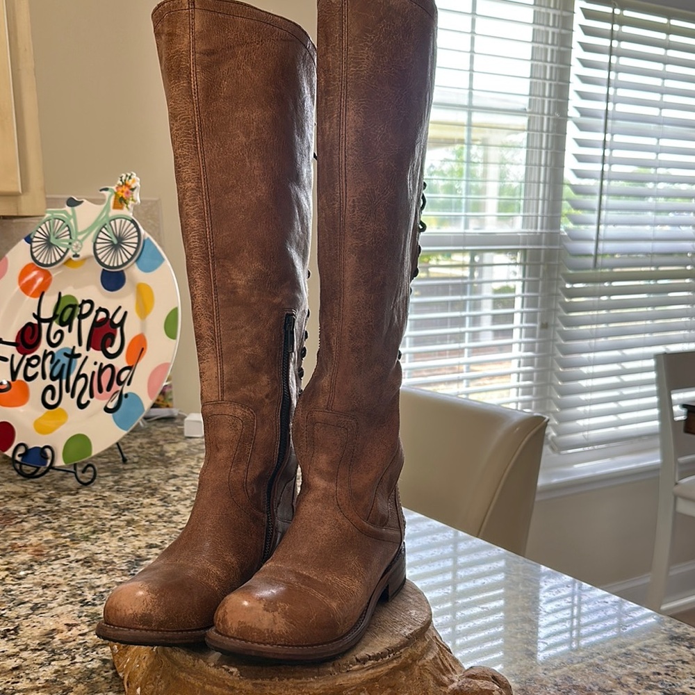 Bed Stu  Knee-High Leather Boots in FANTASTIC condition. Worn twice!